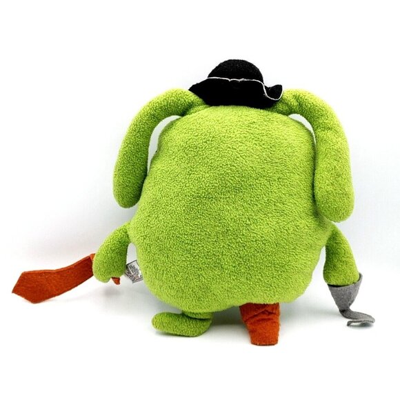 Ugly Doll 13" Plush Pirate Ox Green Stuffed Animal Monster 2013 - Picture 3 of 4